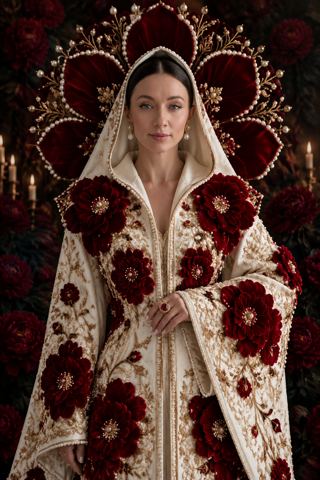 Women's portraits — Royal grandeur in Russian folk style