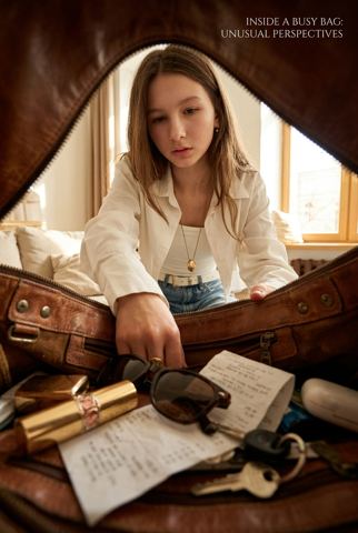 Women's portraits — View from inside, an unusual angle