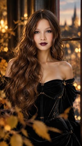 Women's portraits — Mysterious evening look