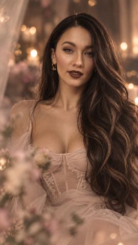 Women's portraits — Romantic evening glow