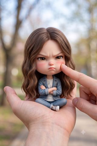 Styles & effects — Tiny grumpy girl