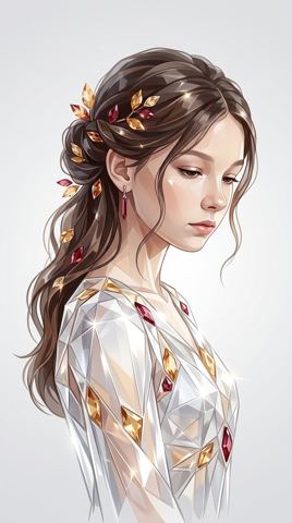 Women's portraits — Crystal princess