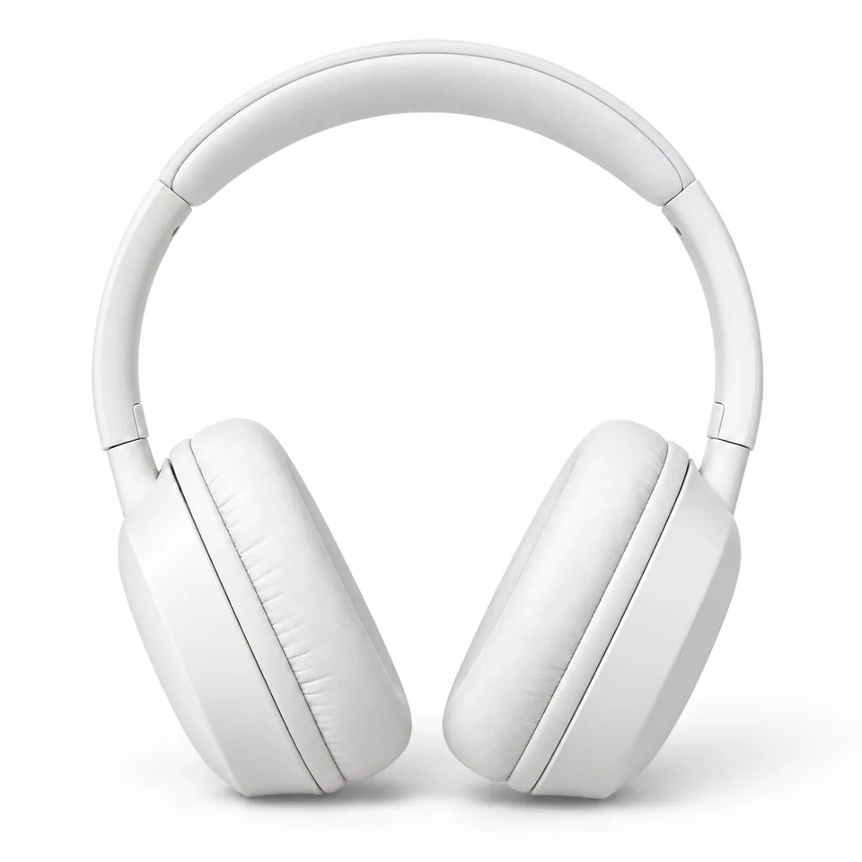 Headphones with a soft shadow, ready for an online store