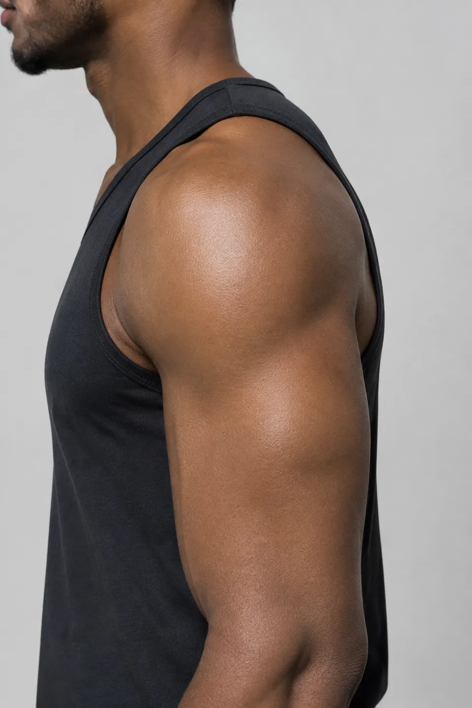 Original photo: bare upper arm and shoulder, side view