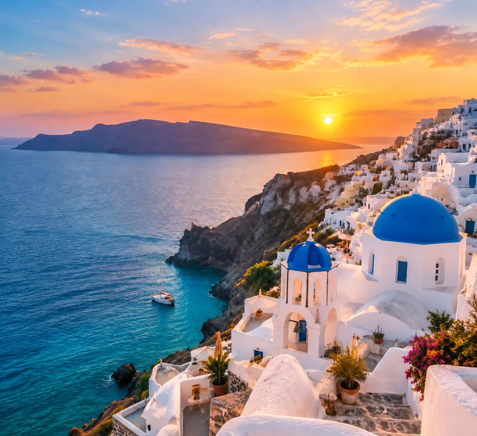 The same photo without the handle, houses and sea restored