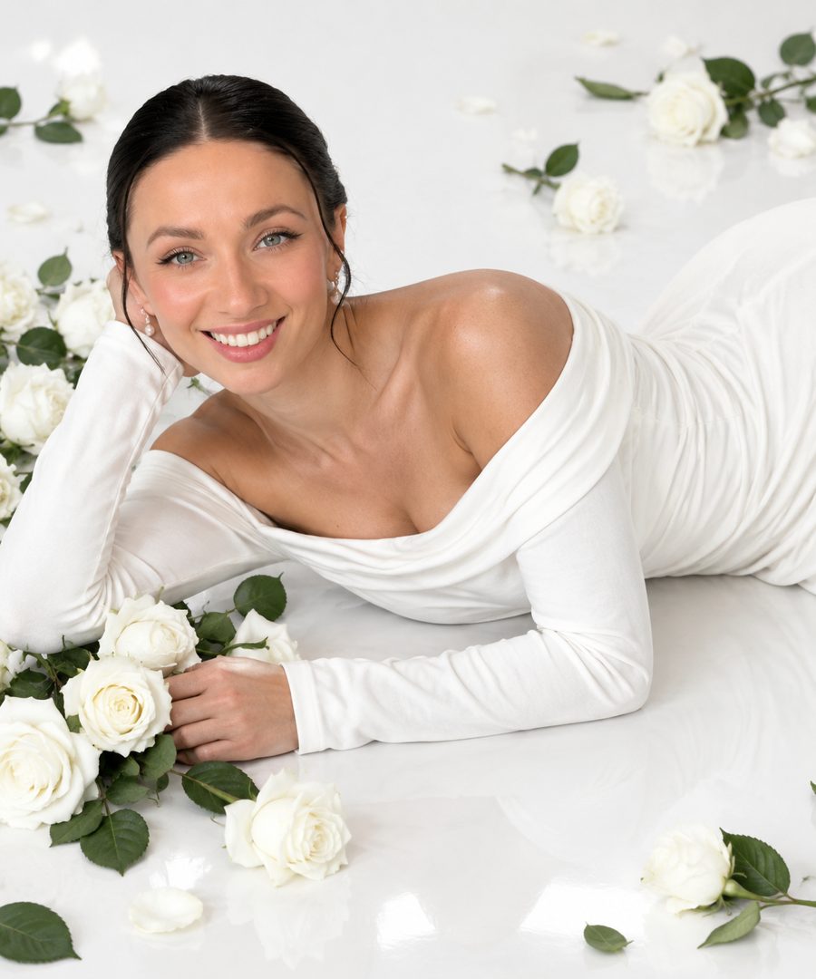 White roses — shot 2
