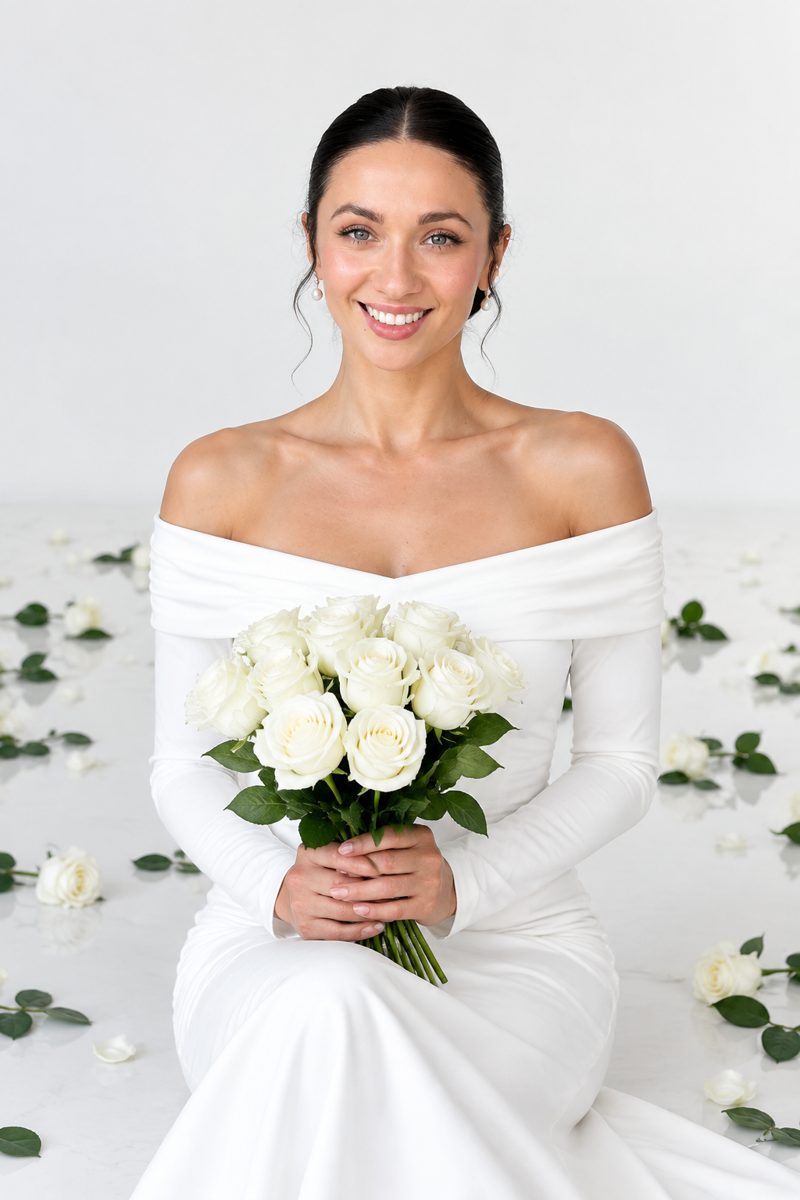 White roses — shot 7
