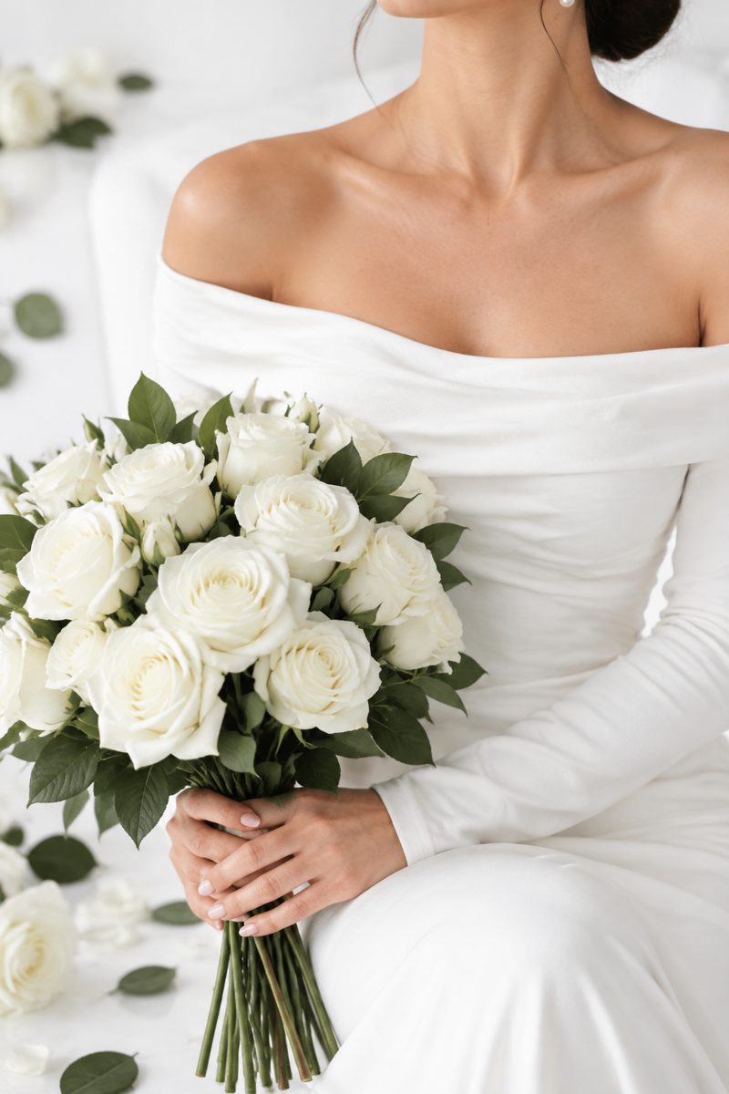 White roses — shot 14